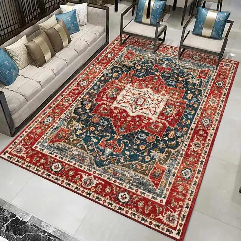 VIKAMA 1PC Vintage Persian Carpet B&B Hotel full Carpeted American Bohemian Moroccan Living Room Carpet
