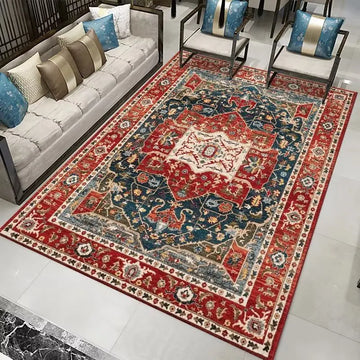 VIKAMA 1PC Vintage Persian Carpet B&B Hotel full Carpeted American Bohemian Moroccan Living Room Carpet