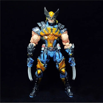 In Stock Play Arts 26cm Marvel X-Men Wolverine Action Figure Model Toys Collectible Model Toy Gift For Friends Boy Ornament