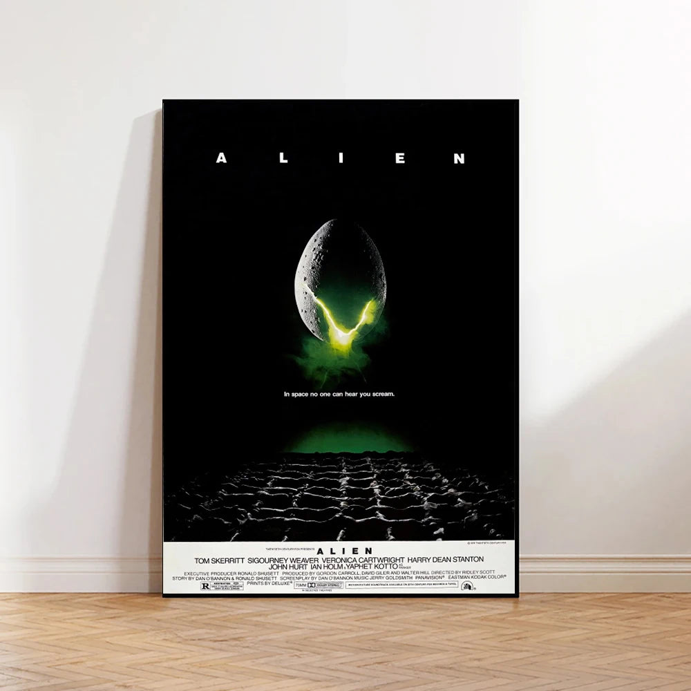 Alien Movie Art Poster 1979-2024 Alien Poster Art Printing Decoration Painting Cinema Art Poster Home Wall Decoration Frameless