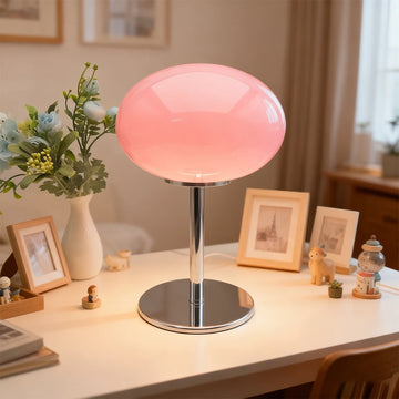 LED Table Lamp for Bedroom Mushroom Dimmable Desk Lamp for Nightstand Lights Mid Century Table Lights for Bedroom Office