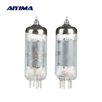 AIYIMA 2Pcs 6K4 Tube Electronic Tube Valve Vacuum Replacement 6AK5/6AK5W/6Zh1P/6J1/6J1P/EF95 Tube Amplifier Preamplifier