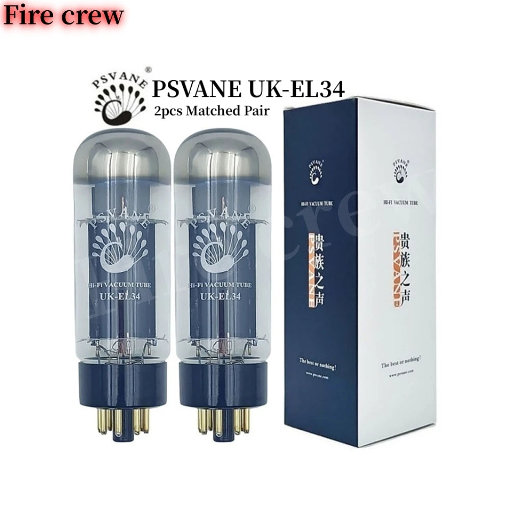 Fire Crew PSVANE UK-EL34 UKEL34 Vacuum Tube Upgrade EL34 EL34C 6CA7 6P3P 6L6 5881 HIFI Audio Valve Electronic Tube Amplifier