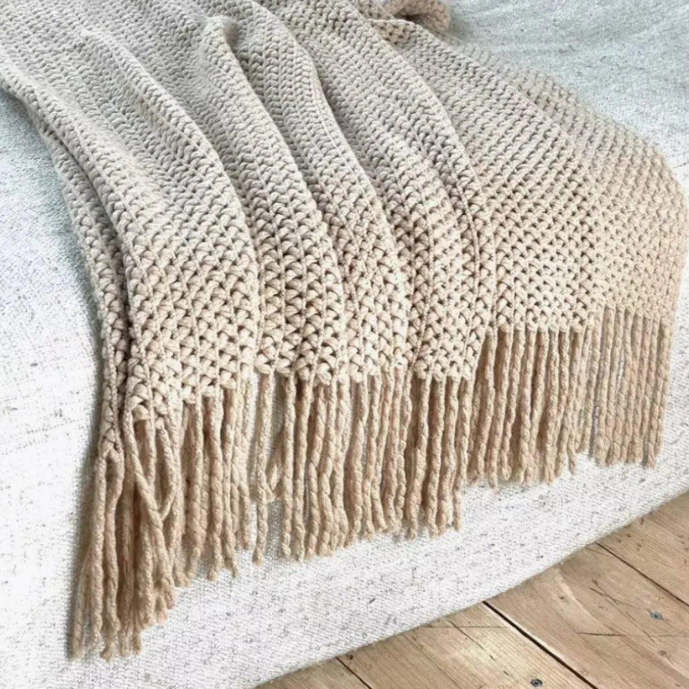 Cable Knit Khaki Throw Blanket Lightweight Knitted Jacquard Throw Blanket for Couch, Sofa, Bed, Chair, Cozy Texture Farmhouse