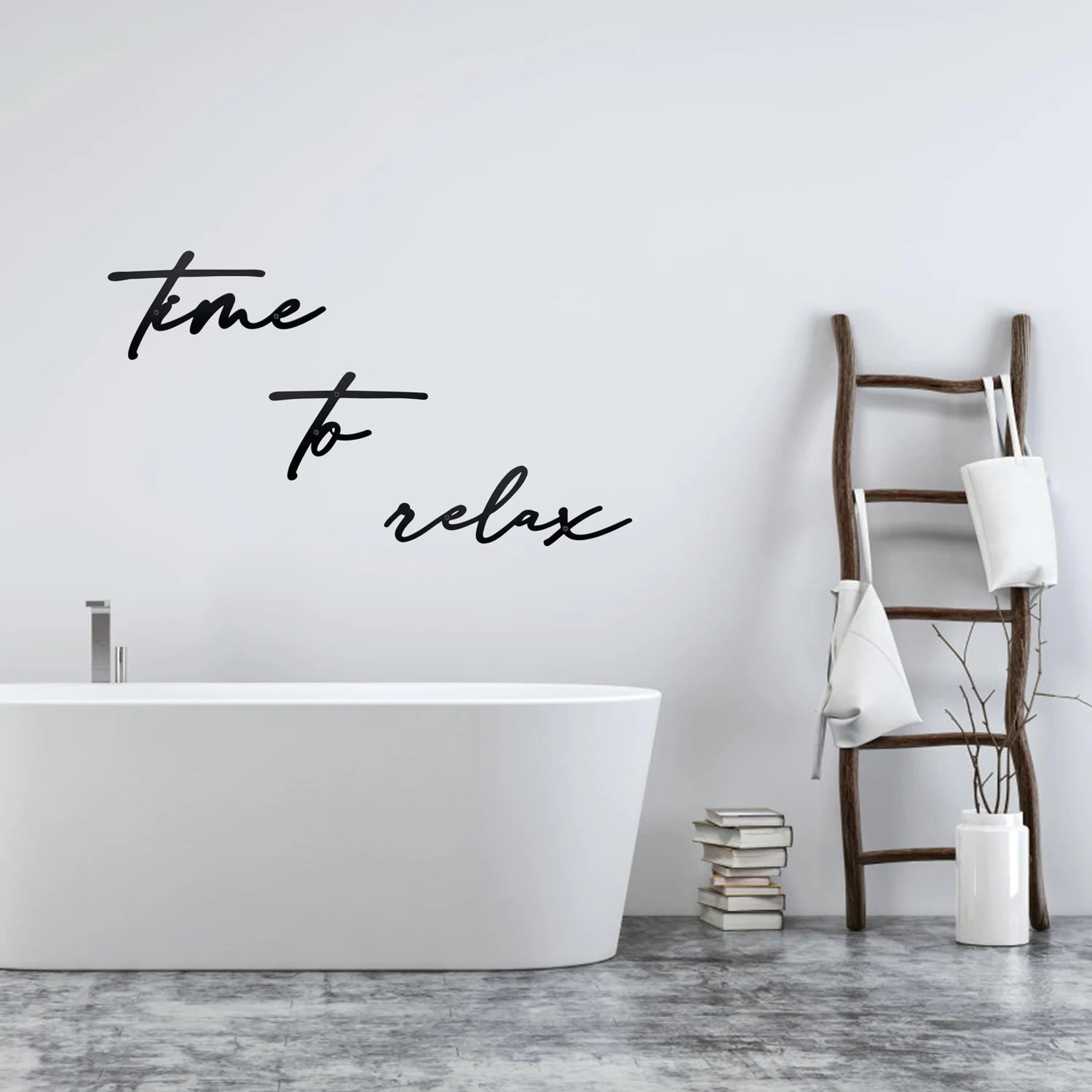 Time to Relax Sign Metal Wall Decor Black Bathroom Decor Wall Art Modern Relaxing Decor Bathroom Decorations Farmhouse Bathroom
