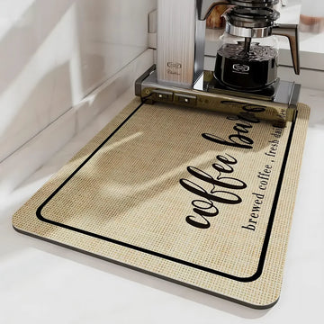 Large Kitchen Super Absorbent Coffee Mat Dish Draining Mat Drying Mat Quick Dry Bathroom Drain Pad Kitchen Faucet Placemat