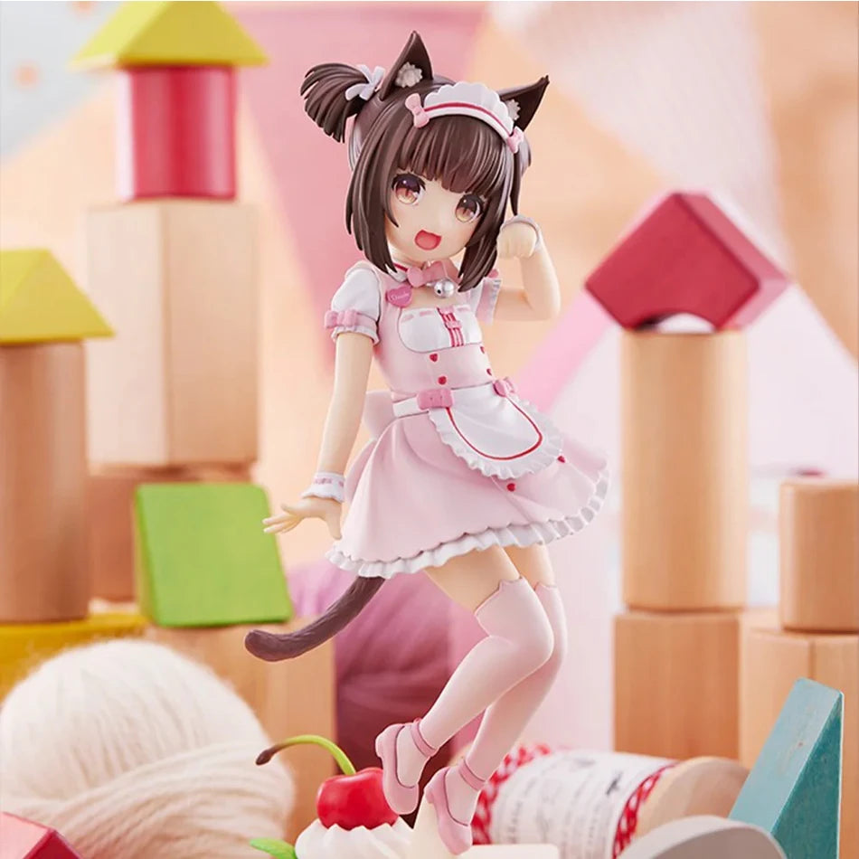 18CM Anime NEKOPARA Figure chocola And vanilla Cute Stand Animation Model Toys Gifts Collection Decoration Ornaments PVC