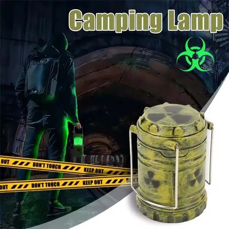 Mini Nuclear Reactor Night Light for Halloween Gift Novelty Lamp for Couple Quirky Bedroom Decoration Glowing Lantern Party Prop