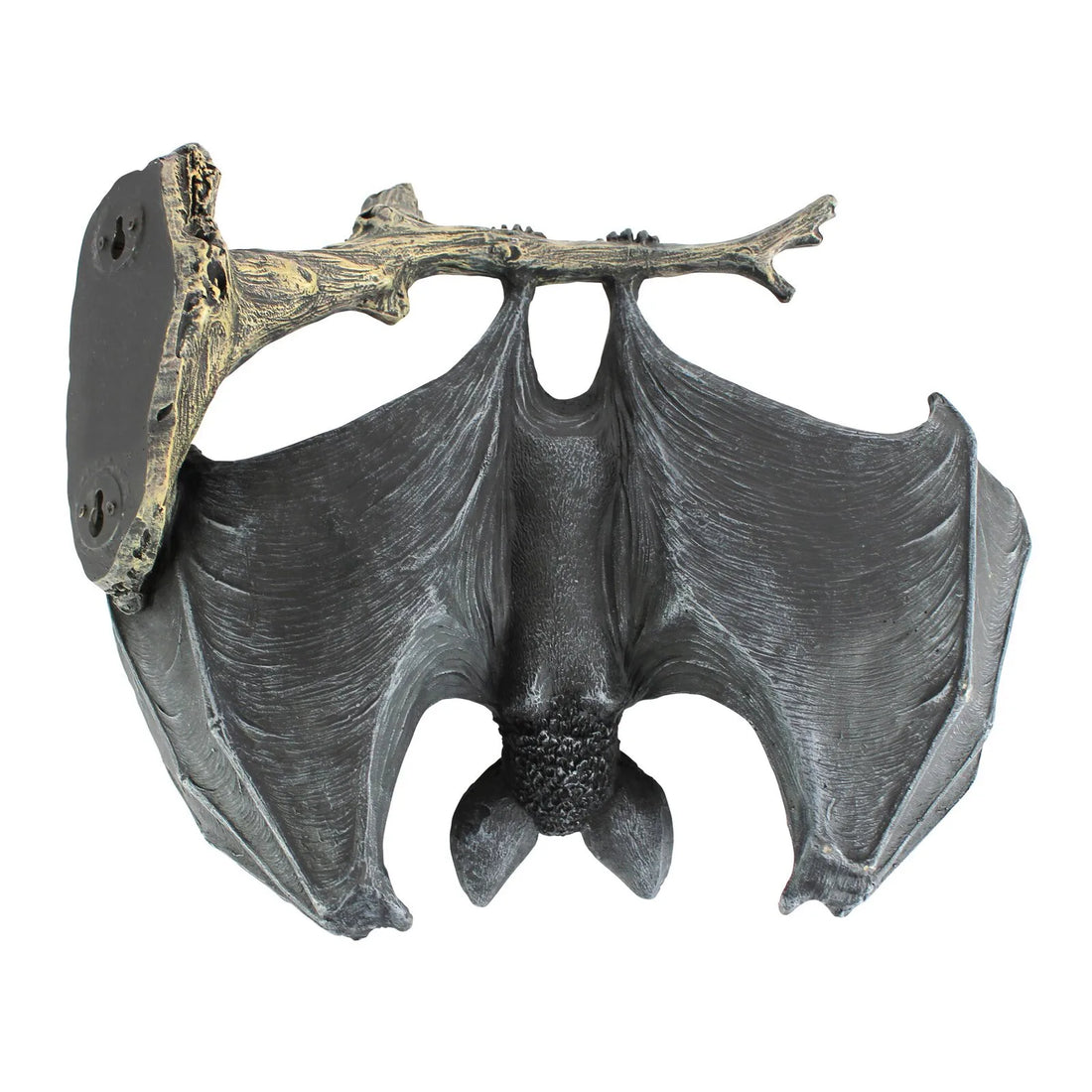Halloween 3D Realistic bat Resin Statue Decoration Funny Black bat Home Outdoor Pendant, Vampire Gift,Horror Dwarf Decorations