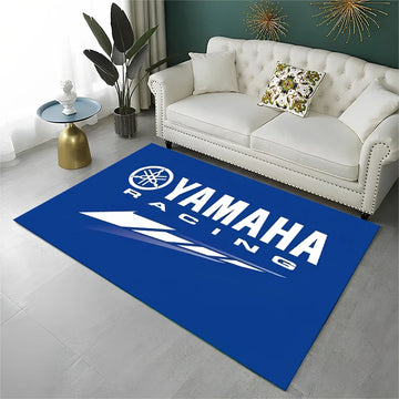 3D Y-Yamaha Racing Moto Sign Carpet Rug for Playroom Bedroom Living Room Sofa Home Decor,kids Game Area Rug Non-slip Floor Mat