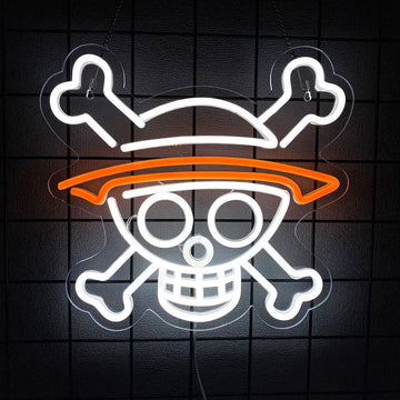 Skull Led Neon Sign, Hand-Made Cartoon Character Wall Lamp, Used For Bedroom, Home, Game Room, Club, Bar And Man Cave Decor.