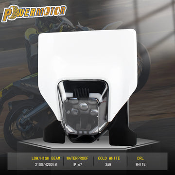 Motorcycle Headlight LED Light For Husqvarna TE FC FE TC 125 300i 250 300 450 701 Enduro Dirt Bike Motocross Accessories
