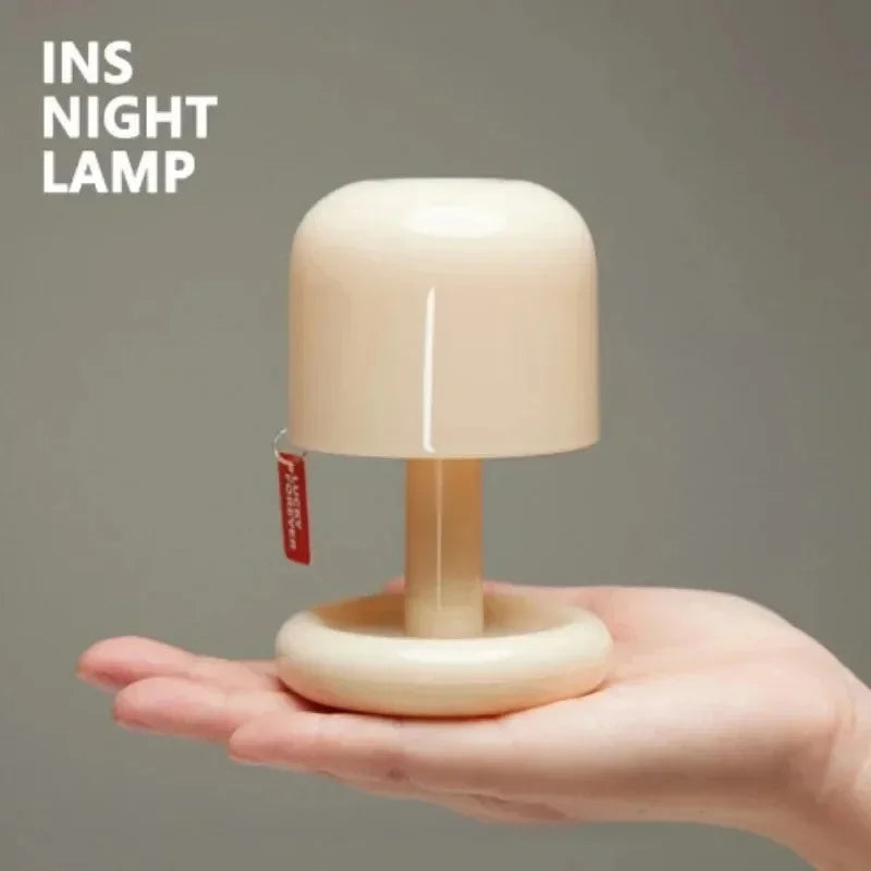 Mini Sunset Night Light Creative LED Table Lamp USB Rechargeable Desk Bedside Bedroom Coffee Bar Room Decor Atmosphere Lamp