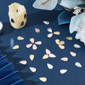 200pcs Leaf Mirror Stickers Acrylic Teardrop Shape Craft Self-adhesive Mini Mirror Tiles DIY Art Wall Door Home Decorations