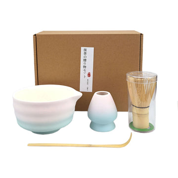 4PCS Ceramic matcha set with mouth bowl high-value tea ordering tool Japanese matcha bowl, the perfect gift for gifting