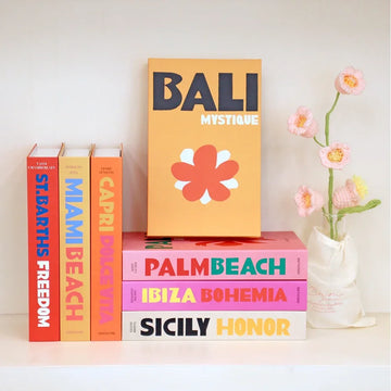 Travel Series Fake Book Decoration Coffee Table Decoration Fashion Fake Books Storage Box Home Decoration Model Room IBIZA CAPRI