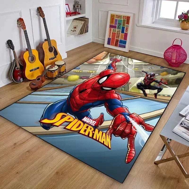 MINISO Disney Avengers Superhero-Hulk Arpet for Living Room Home Decor Large Area Rug Bedroom Floor Rug Non-slip Mat