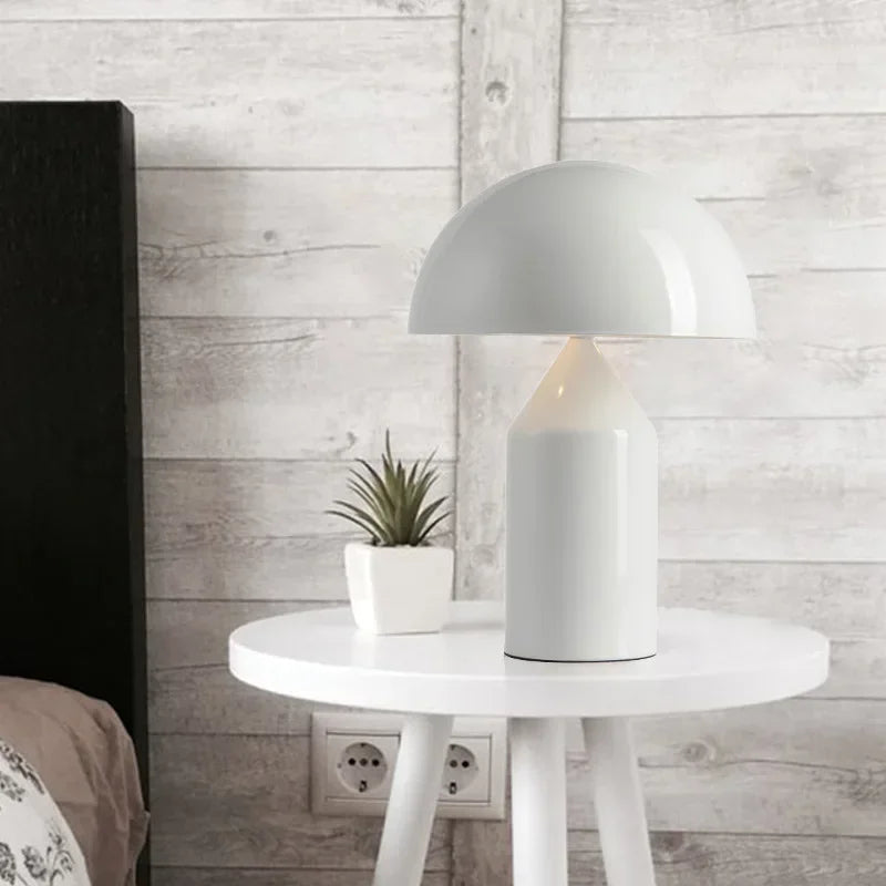Italian Designer Mushroom Table Lamp Led Desk Light