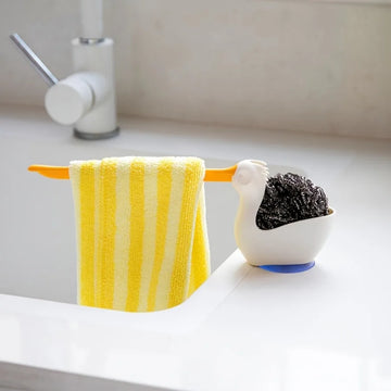 Rotating Suction Cup Sponge Holder Adjustable Sink Drain Box Kitchen Bathroom Storage Countertop Storage Supplies Accessories