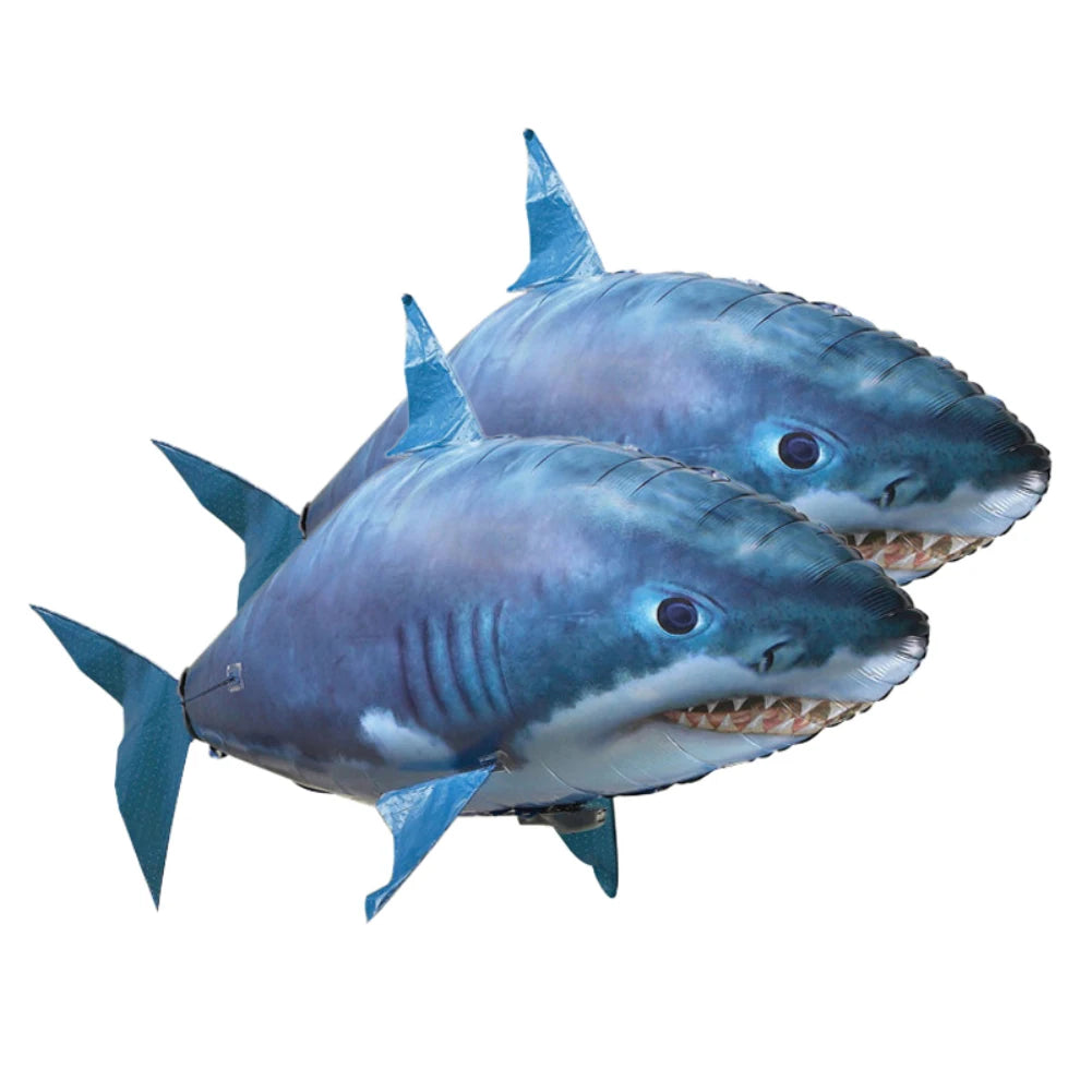Creative Remote Control Flying Fish Shark Clownfish Electric Air Inflatable Flying Fish Party Decoration RC Animal Toy For Kids