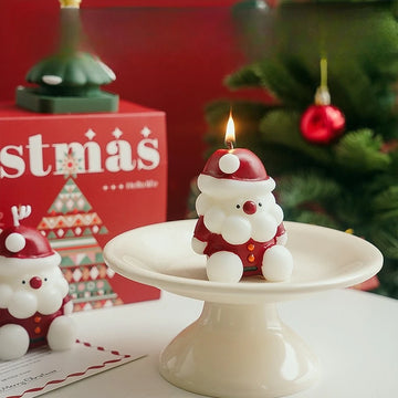 Christmas Scented Candle Set Atmosphere Home Handmade Christmas Gift