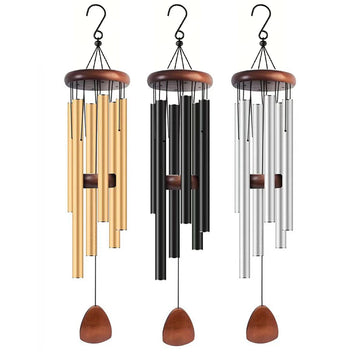 Large Aluminium Wind Chimes Extra Large 37" / 26.8inch Deep Tone Memorial Wind Chimes For Outside with Wind Catcher Garden Decor