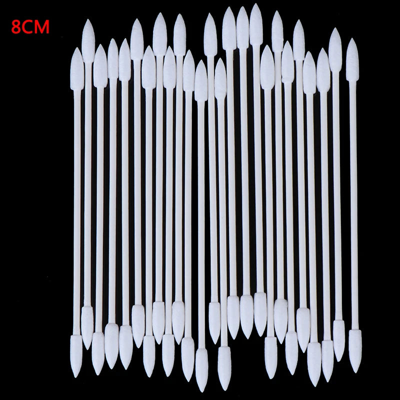 50Pcs Dust Free Disposable Cleaning Swab Cotton Stick For AirPods Earphone Headphone Phone Charge Port Accessories