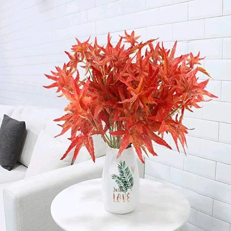 84cm Retro Autumn Maple Leaf Artificial Plant Simulation Artificial Maple Tree Branch Wedding Party Fall Decor Photography Props