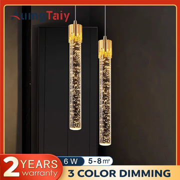 Luxury Pendant Lamps Modern Crystal Ceiling Chandelier Lights Bedside Hanging Light For Living Room Kictchen Bedroom Home Decor