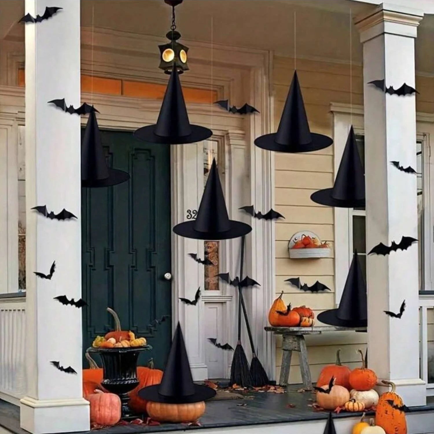 Witch Hat Hanging Decorations Multi-purpose Theme Party Decorative for Indoor Home