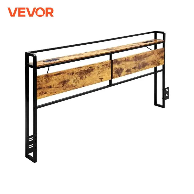 VEVOR Bed Headboard King Size Freestanding Head Board with Outlets & USB Port Adjustable Headboard for Different Bed Frames