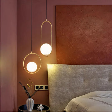Dining Room Kitchen Pendant Light Suspension Hanging Lamp Ceiling Decoration Bedroom Glass Ball Chandelier Lighting Luminaria