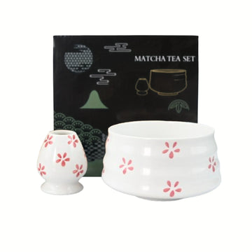 2/pcs Japanese Matcha Set Matcha Bowl With Mouth Song Dynasty Tea Tip Tool Matcha Whisker Stand