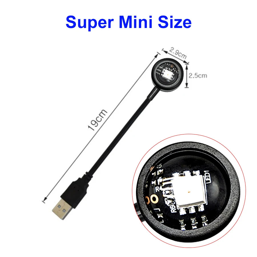 USB LED Sunset Lamp Atmosphere Night Lights Projector Photography Wall Ambience Lamp For Festival Gift Bedroom Decoration Light