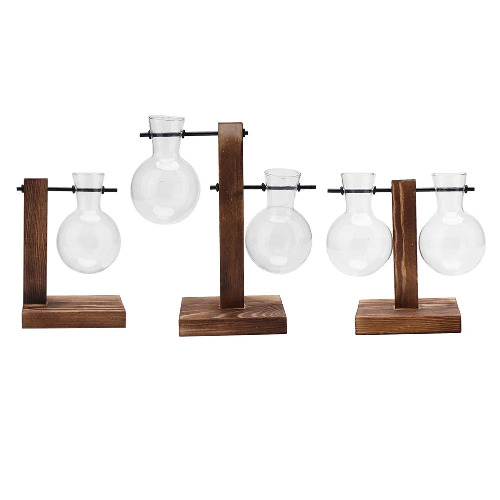 Hydroponic Planter Bulb Glass Plant Propagation Station Hydroponic Plant Vase for Home Office Decoration Plant Lover Gifts