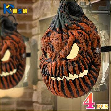 Halloween Pumpkin Head Lampshade Mask Scary Pumpkin Mask COS Props Ghost Face Prom Carnival Playing Masks Halloween Decoration