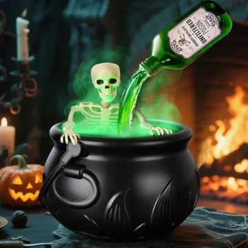 Halloween Decoration Black Wizard Bowl Magic Float Bottle and Diffuser Home Bar Magic Party Horror Skeleton DIY Props Halloween