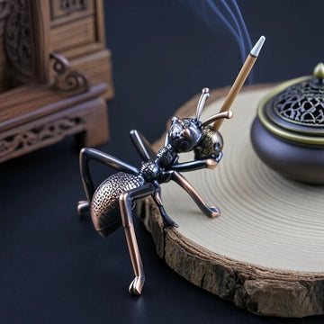 Creative Ant Fragrance Plug in Incense Stand Mini Insect Shaped Incense Stick Home Zen Decoration Desktop Meditation Decoration