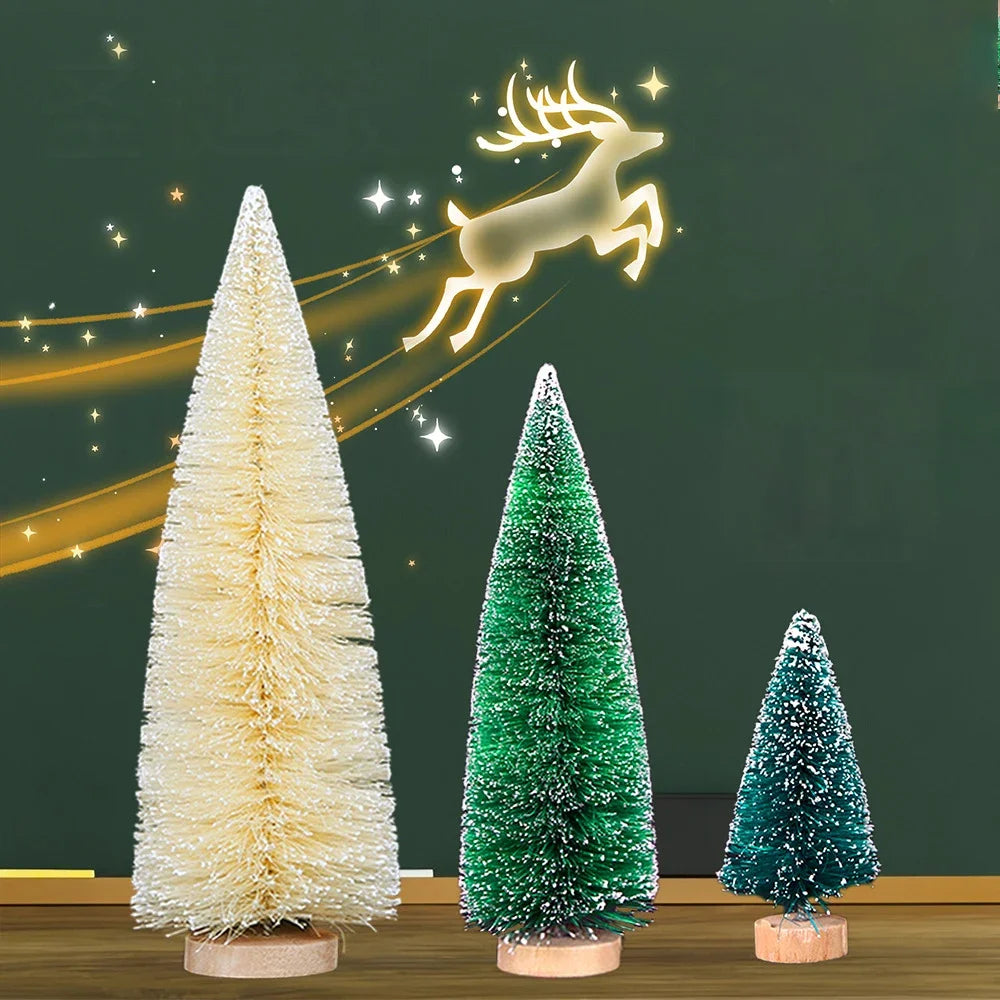 New Product Small Christmas Tree Tabletop   Ornaments Christmas Decorations White Mini Christmas Tree   Window Deco