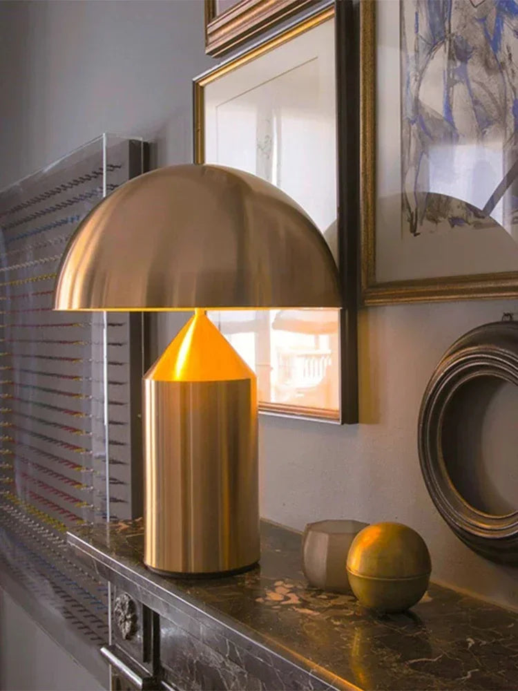 Modern Mushroom LED Table Lamp Nordic Design Eye Protection Light for Living Room Bedroom Study High-end Home Decor