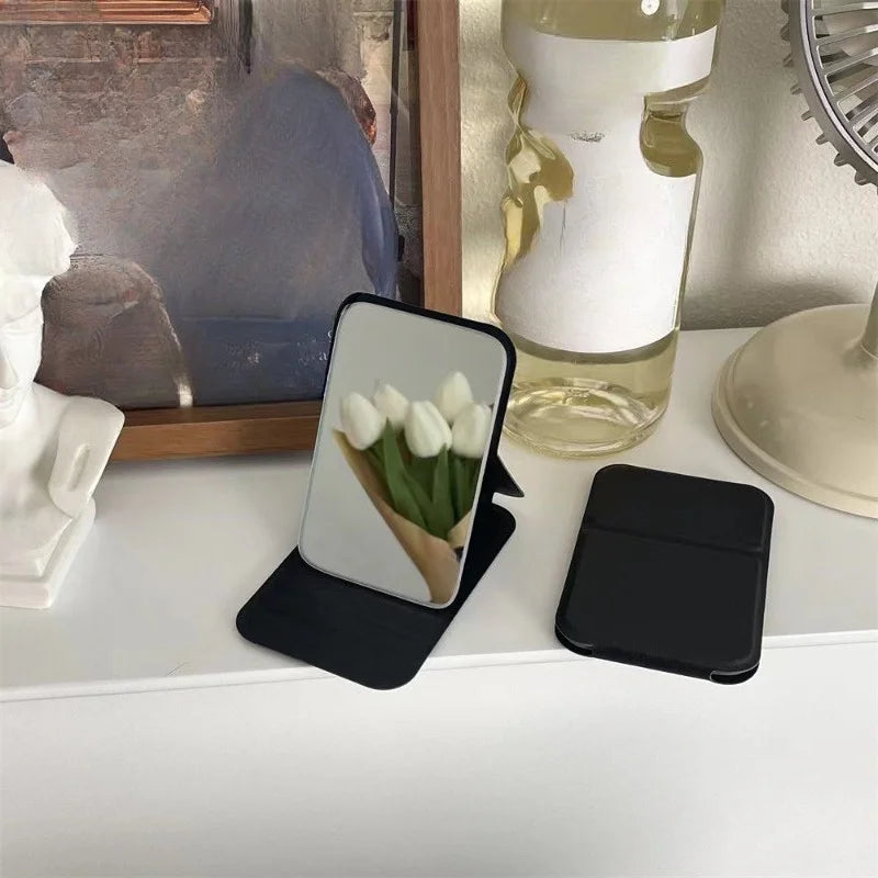 1PC mini folding makeup mirror square portable travel makeup mirror must-have gift for women's makeup and makeup