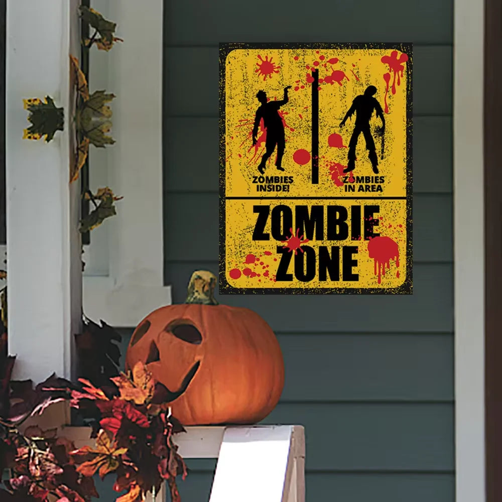 Halloween Horror Night Mural Stickers Bloody Stickers Bathroom Toilet Stickers Mock Bathroom Glass Horror Stickers Decoration