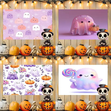 Cute Halloween Creatures Background Cloth Hanging Cloth Bedroom Bedside Decorative Wall Cloth Rental Dormitory Tapestry