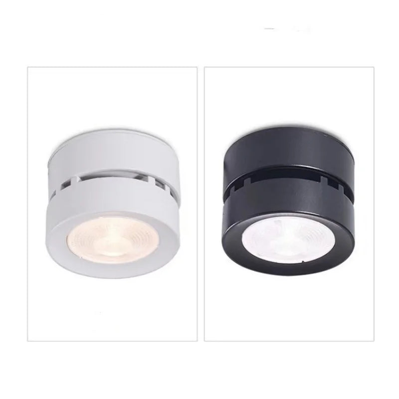 New Dimmable Slim Ceiling Lamp Ceiling Light LED Foldable 360 Recessed Surface Mounted Spotlight for Hallway Gallery Display Liv
