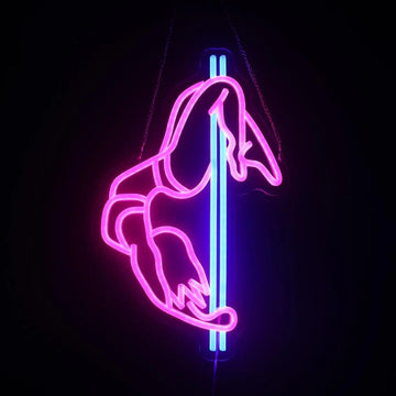 Pole Dancing Sexy Dancing Girl Led Sign for Room Decor Sexy Body  Neon light for Bar Party Salon Girls room Wall Decor