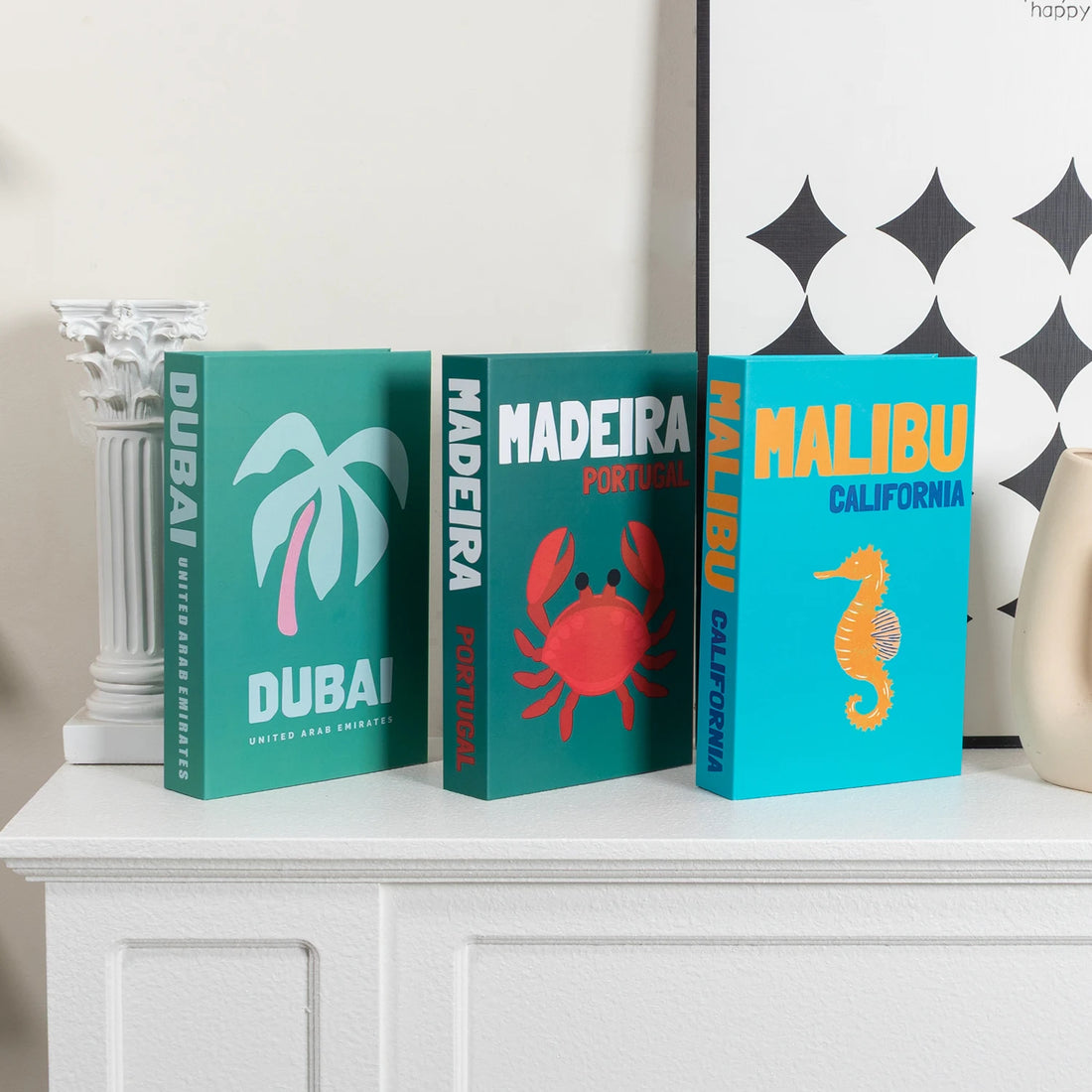 New Luxury Fake Books Home Decoration Remote Control Storage Box Coffee Table Fashion Home Decoration Accessories