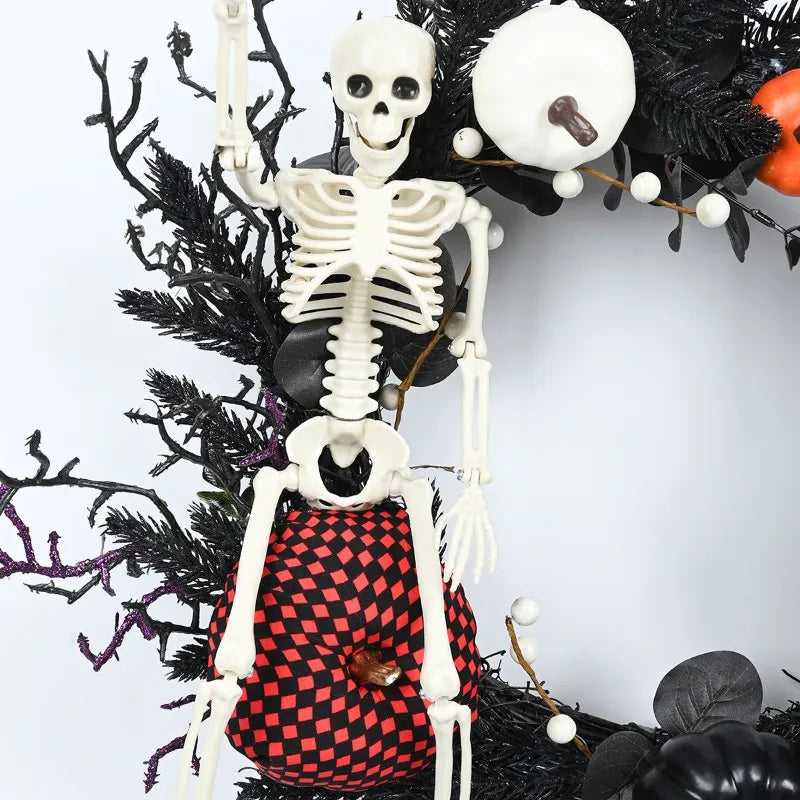 Halloween Decorations Vine Rings Pumpkin Skeletons Dead Branches Party Decorations Flower Garlands