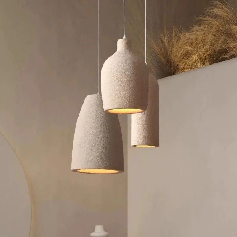 Wabi Sabi Ceiling Pendant Light Nordic LED Chandelier for Living Dining Room Bedroom New Model Designer Home Decor Hanghing Lamp