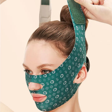 Face Slimming Bandage V Line Cheek Chin Neck Shaper Massage Strap Belt Relax Lift Up Mask Beauty Face Sculpting Sleep Mask