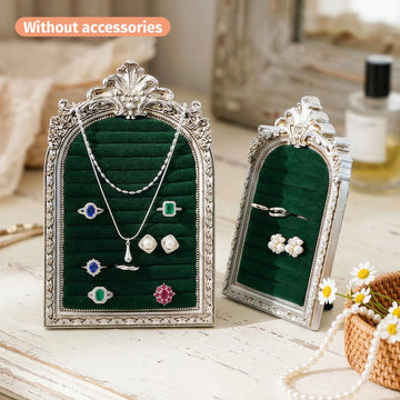 1PC, European-style three-dimensional pattern arched jewelry display stand, made of resin material with hand-painted decorations